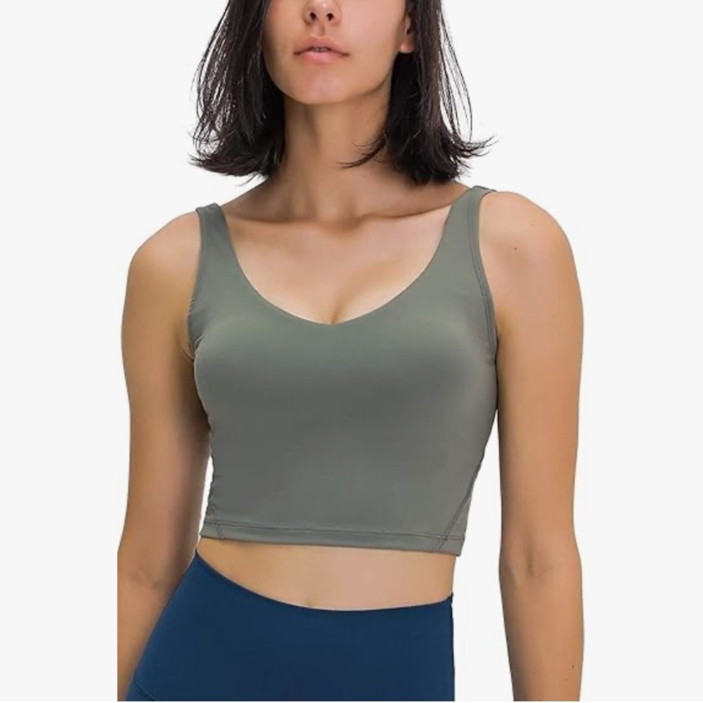 Amazon | Longline Sports Bra for Women with Removable Pads (Set of 2)